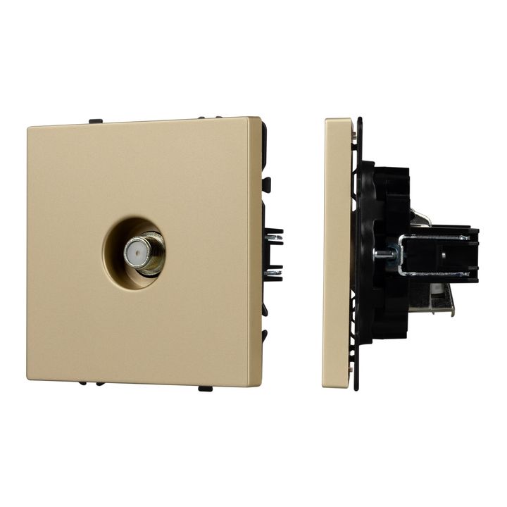 Механизм спутниковой розетки SCT-NOBE-MST1-SFPL-GD (SAT) Arlight 054298
