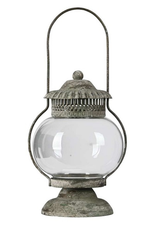 Подсвечник "Антик грин" большой 14x11xH27см