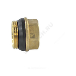 Переход латунь Ду 32х20 (1 1/4"х3/4") с герметичной прокладкой НР/ВР R593D Giacomini R593DY007