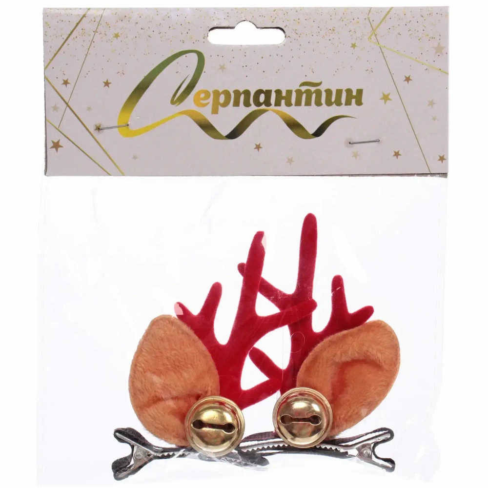 Зажим для волос карнавальный «Звон в лесу» 5*7 см (набор 2 шт)