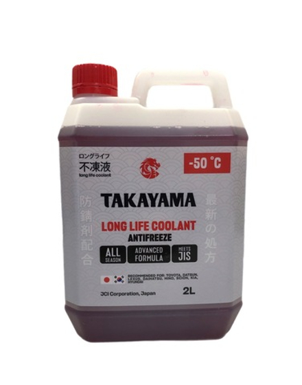 Антифриз TAKAYAMA красный - 50 LLC 2л