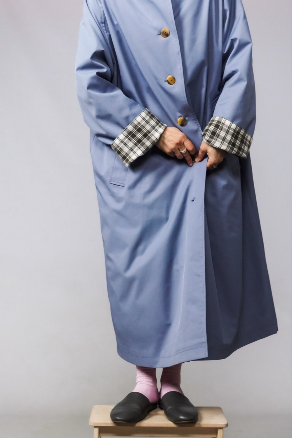 Плащ "Зое" Индиго