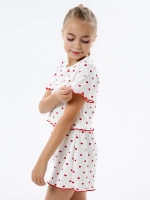 Пижама домашняя с шортами лапша