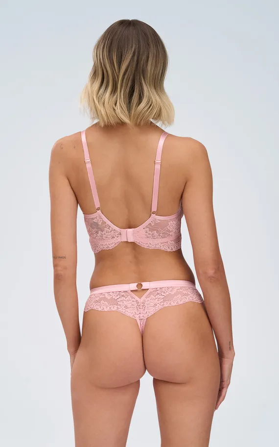 Бюстгальтер Powder Whisper M Longline Pink