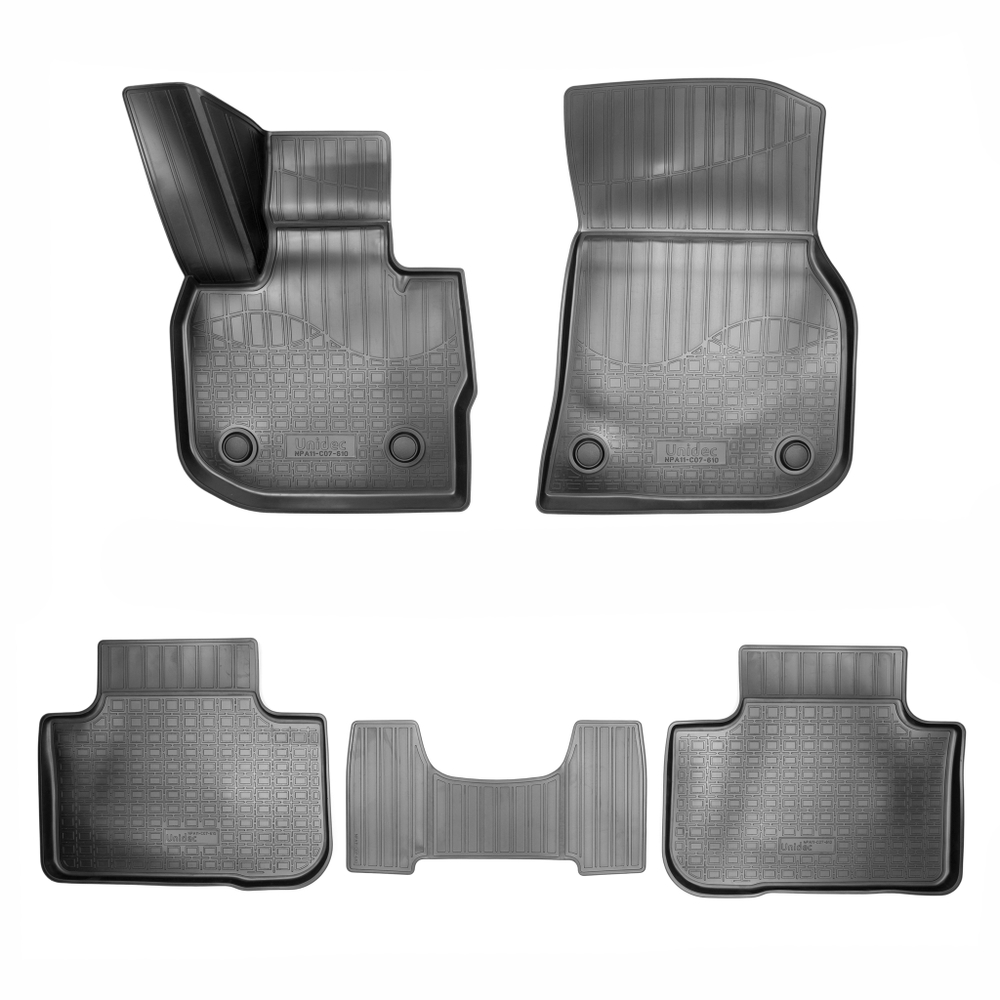 Ковры в салон Norplast/Unidec для BMW X4 в кузове G02 (2018-), Черный, арт.NPA11-C07-610