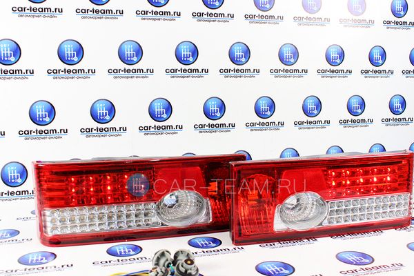 Задние фонари ВАЗ 2108, 2109, 21099, 2113, 2114 "Севием" светодиодные с плавающими поворотниками, красные