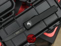 Нож Microtech UTX-70 A+++ Standard S/E BLACK - черная рукоять, черный клинок