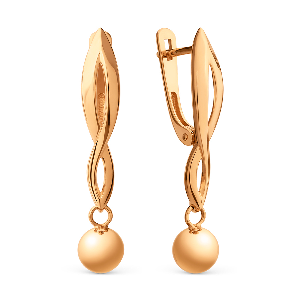 Серьги из золота 585 пробы