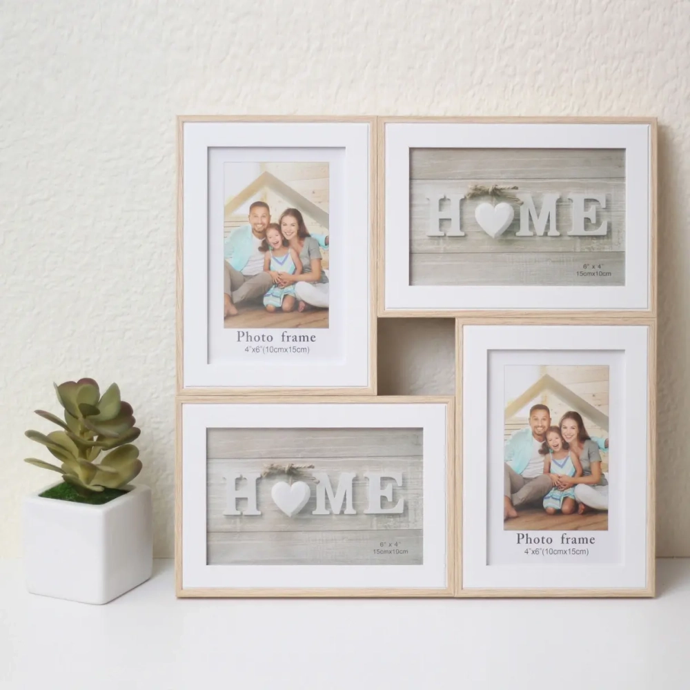 Фоторамка на 4 фото 10*15см «Riana» цвет белый