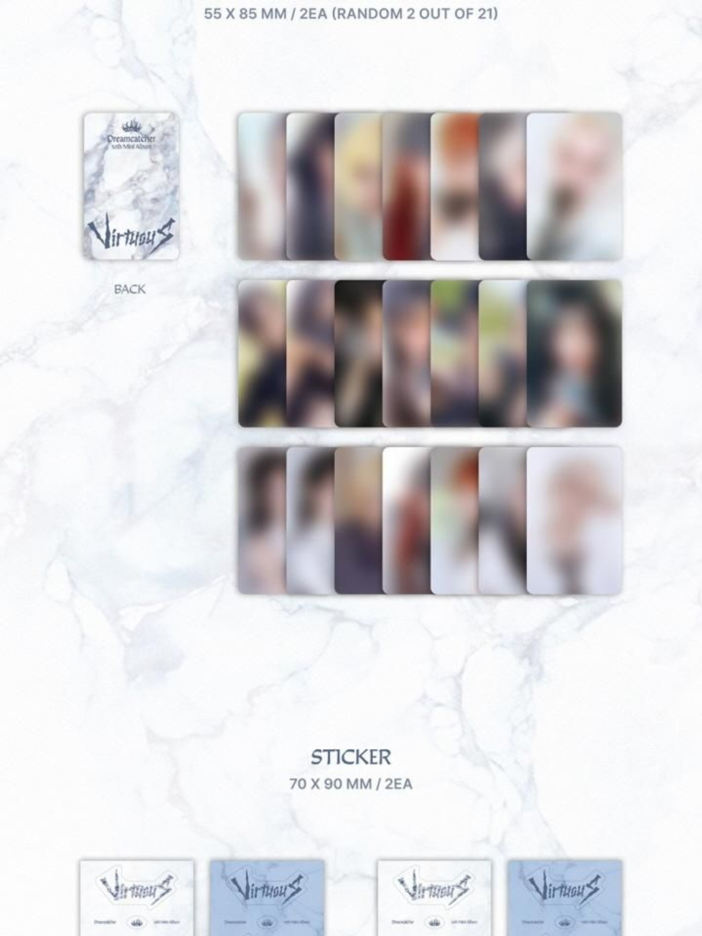 Альбом DREAMCATCHER - VirtuouS 10th Mini Album POCA ALBUM RANDOM Version