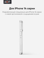 Прозрачный чехол MOFT Snap Case на iPhone 15 Plus