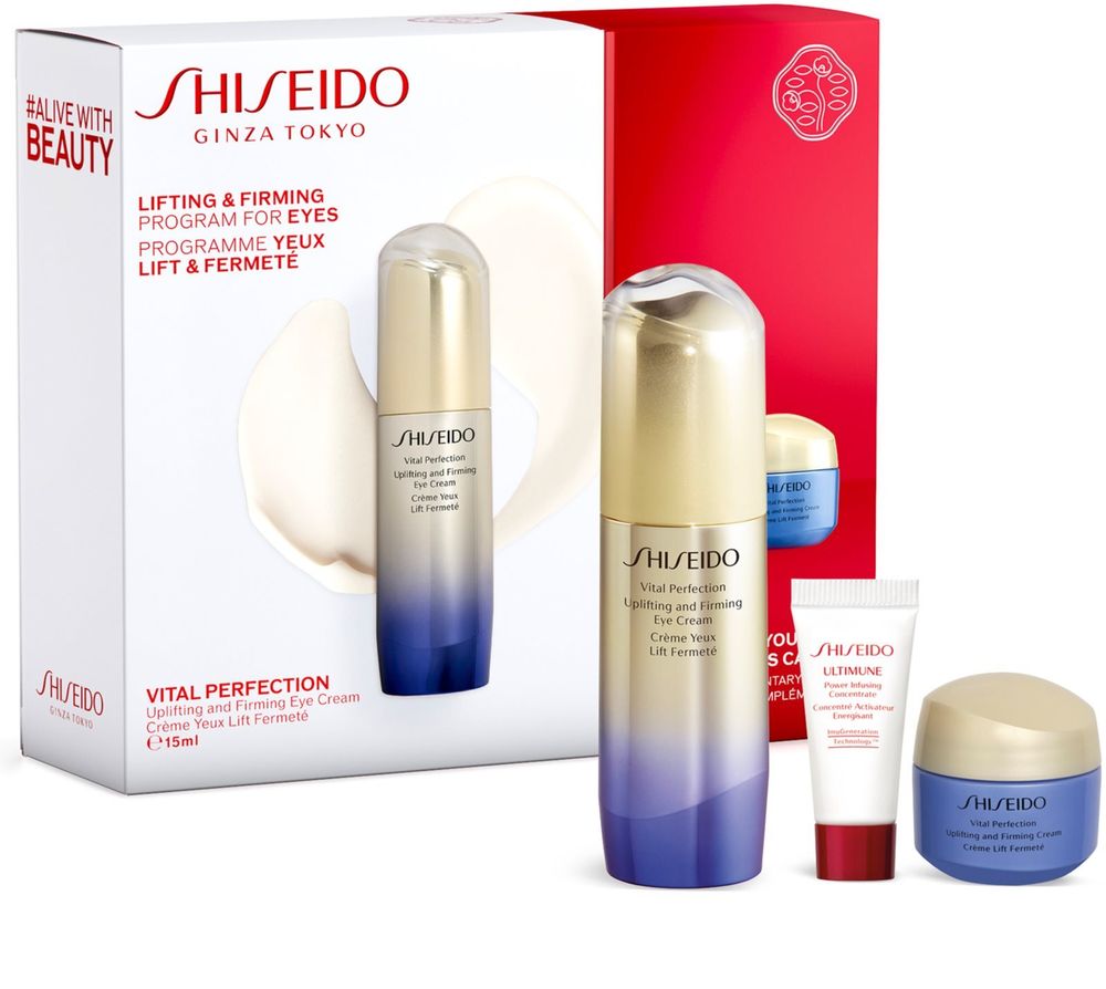 Shiseido Vital Perfection Eye Set подарочный набор (против морщин вокруг глаз)