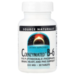 Source Naturals, Coenzymated™, витамин B6, 30 таблеток