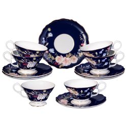 ЧАЙНЫЙ НАБОР LEFARD "КОБАЛЬТ" НА 6 ПЕР. 12 ПР. 280 МЛ (КОР=6НАБ.)