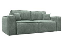 Диван прямой Лига-081 НПБ ВЕЛЮР BRUT 08 зеленый