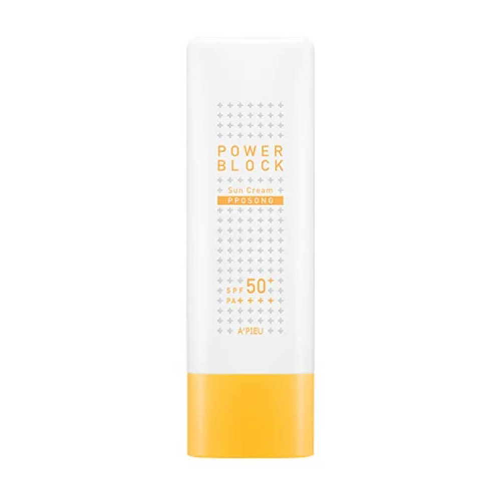 A'Pieu Power Block Essence Sun Cream SPF50+ PA++++ солнцезащитный крем-эссенция SPF50+ PA++++