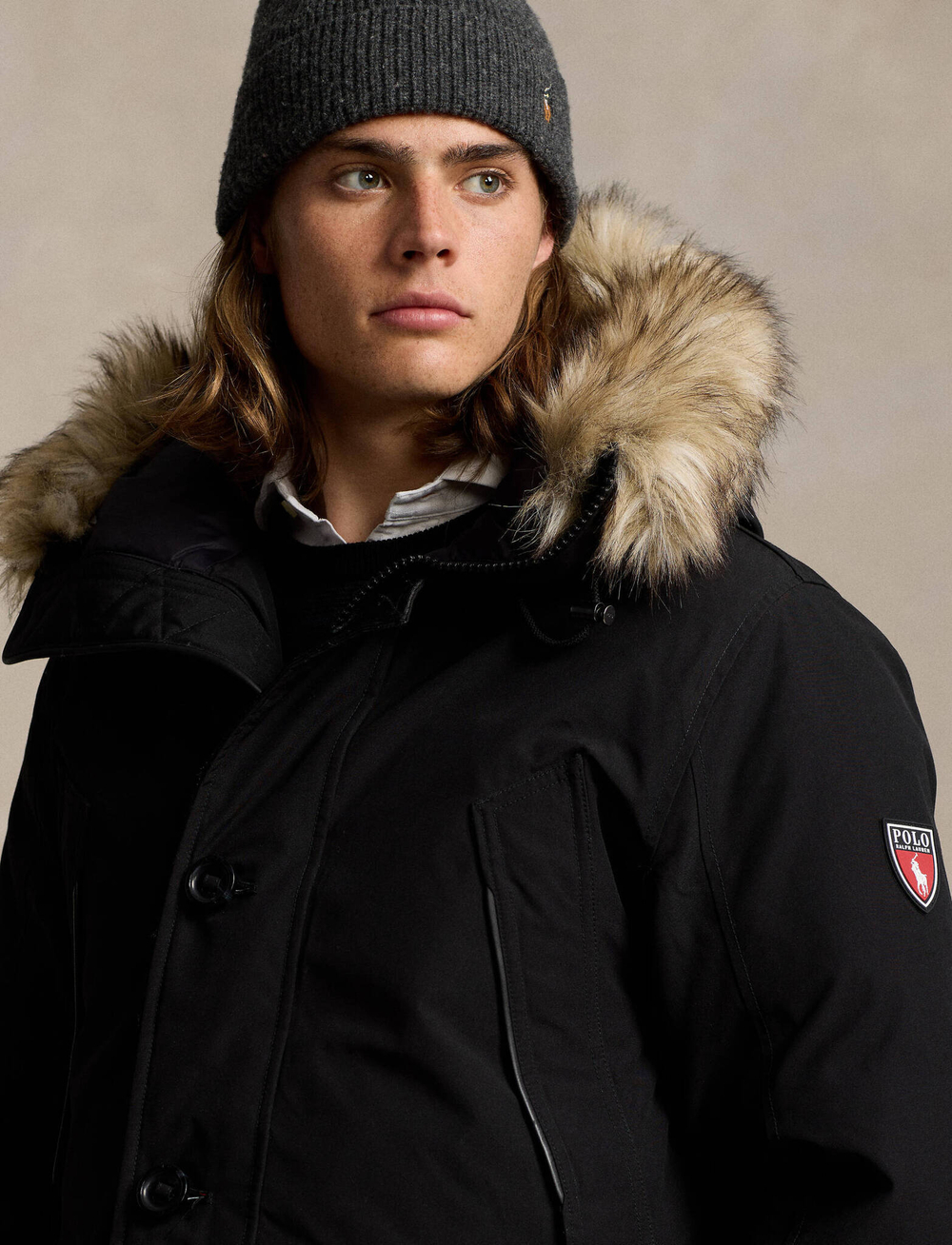 Пуховый парк Annex POLO RALPH LAUREN - черный(710940235)