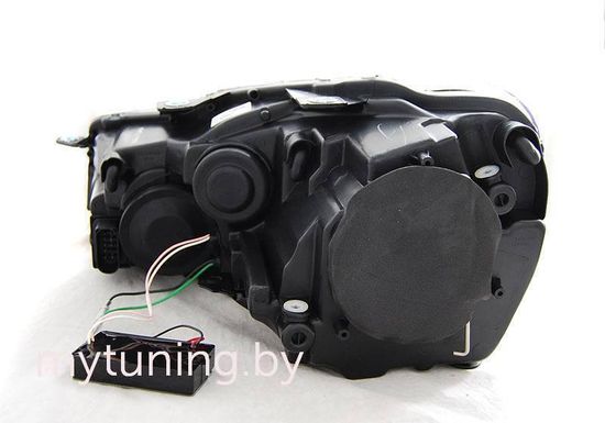 Передние фары Daylight для Volkswagen Golf VI (08-12) CCFL Black