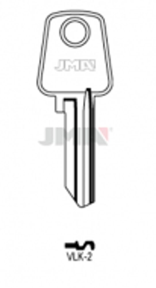 Заготовка английского ключа 13517  VL2S VLK1R TL1L (ИМП)