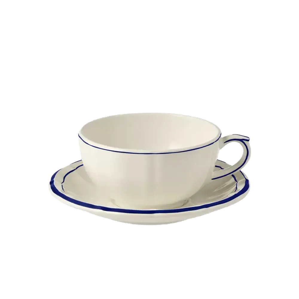 Набор чайных пар для завтрака Filet Taupe (300 мл), 2 шт.