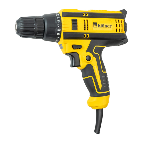 Дрель-шуруповерт сетевая Kolner KED 300Вт 0-800об/мин