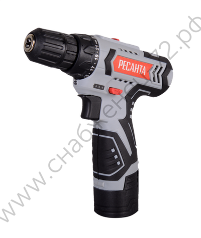 Дрель-шуруповерт аккумуляторная ДА-12-2ЛК Ресанта