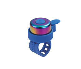 Звоночек на самокат неохром синий BOX