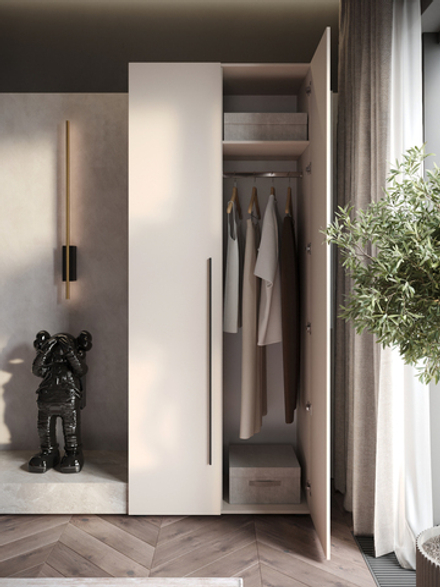 Шкаф распашной Soho, кашемир, 90 см