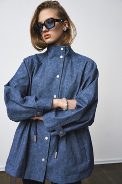 Жакет-парка 1286 голубой