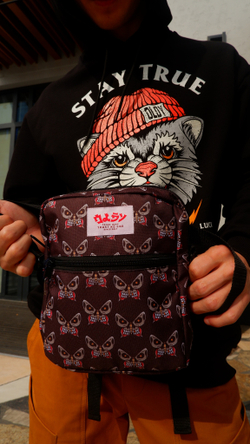 Сумка OLDY Бабочки Чёрный XL