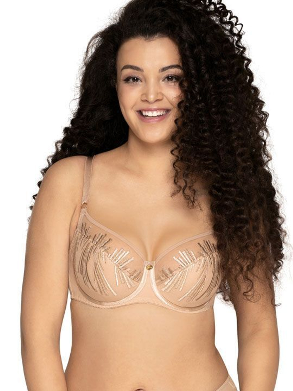 Бордовый бюстгальтер с вышивкой Calla (Размер: 100C) (Цвет: бордовый)