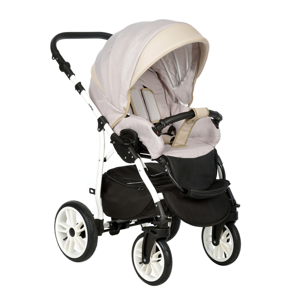 Коляска 3в1 INDIGO F in 01 (бежевый)
