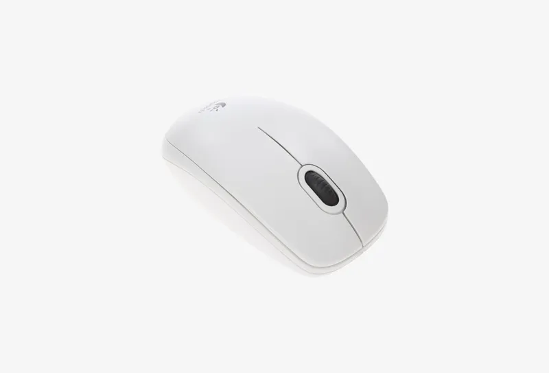 Мышь проводная Logitech B100 [910-003360] белый