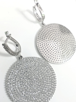 Серьги ювелирные Эстерелла, серебро 925 пробы, с фианитами/Ф