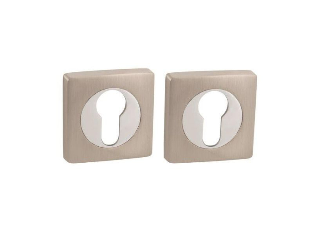 Накладка под цилиндр ET JK SN/CP-3 матовый никель/хром