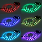 Гирлянда для дома Лента светодиодная LIGHT 3м*10мм, 90 ламп LED, 20 реж, с пультом, степень защиты IP20 RGB