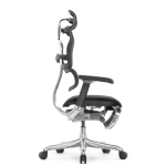 Кресло FALTO Ergohuman Luxury 2 с подножкой ( чёрный каркас /сетка чёрный T-168-B1 Black )