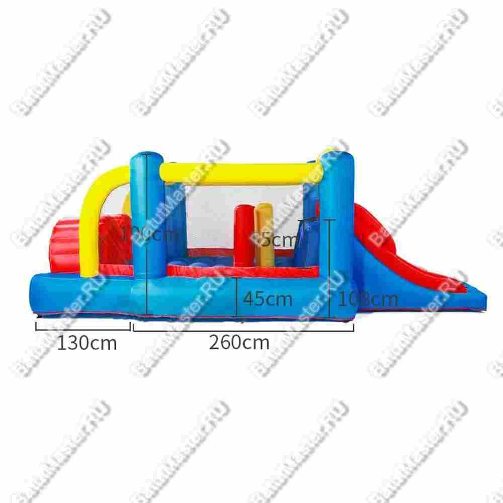 Коммерческий надувной батут "Непоседа" 5,6*2,55*1,9 м