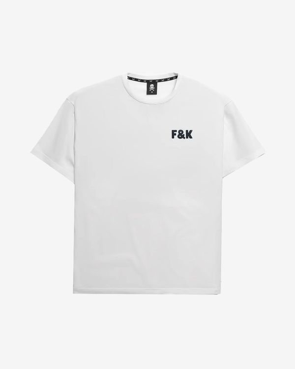 Футболка оверсайз F&K белая - фото 1