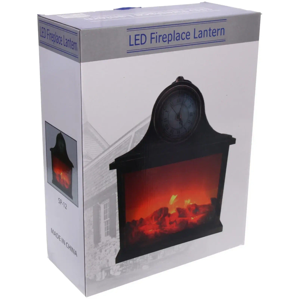 Сувенир с подсветкой «КАМИН - Время огня» 29,8*13*39 см (питание от USB и батареек)