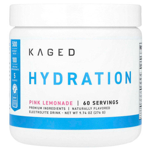 Kaged, Hydration, розовый лимонад, 276 г (9,74 унции)