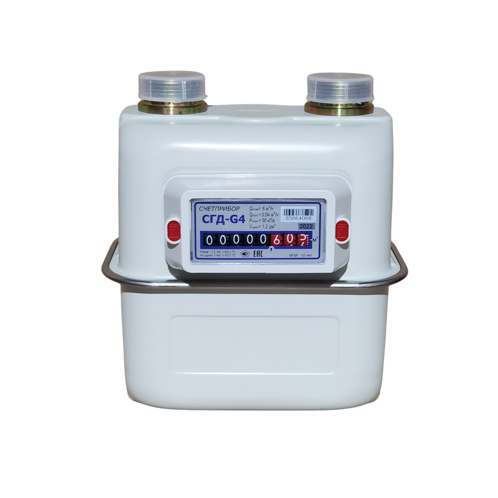 Счетчик газа 1 1/4" СЧЕТПРИБОР СГД-G4  прав. г.Орел
