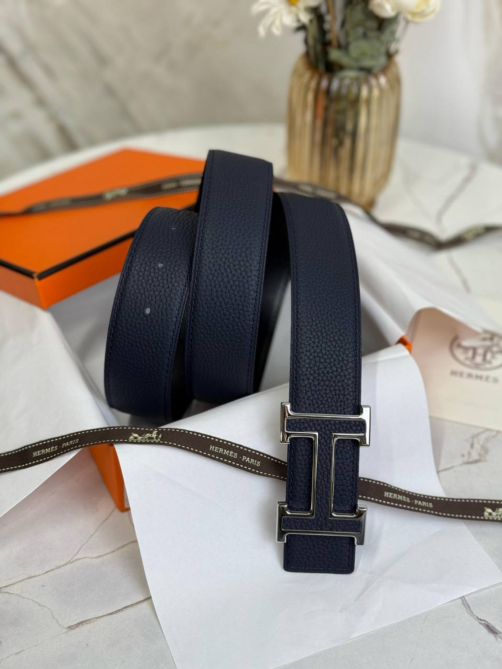 Двухсторонний ремень Hermes