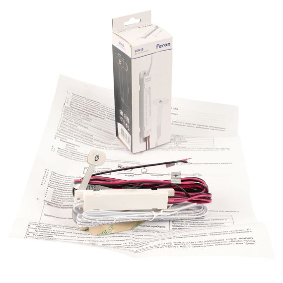 Датчик касания 12-24V 60/120W с кабелем (25 см) Feron SEN35 52168