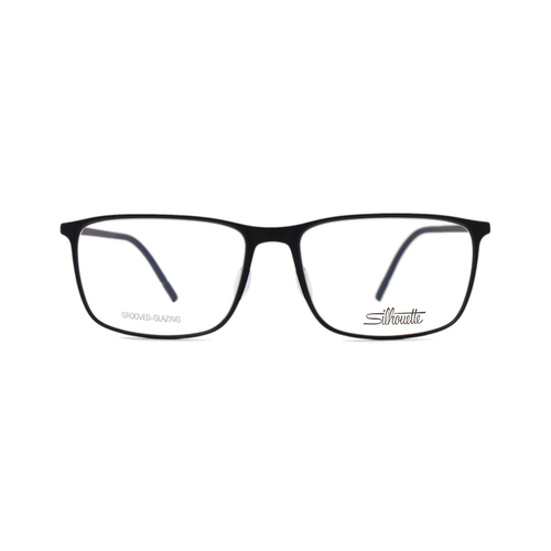 Оправа прямоугольная Silhouette 2955_75 9060 черная матовая