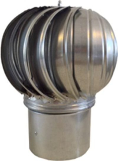 Крышный вращающийся турбодефлектор TD-160 окрашенный