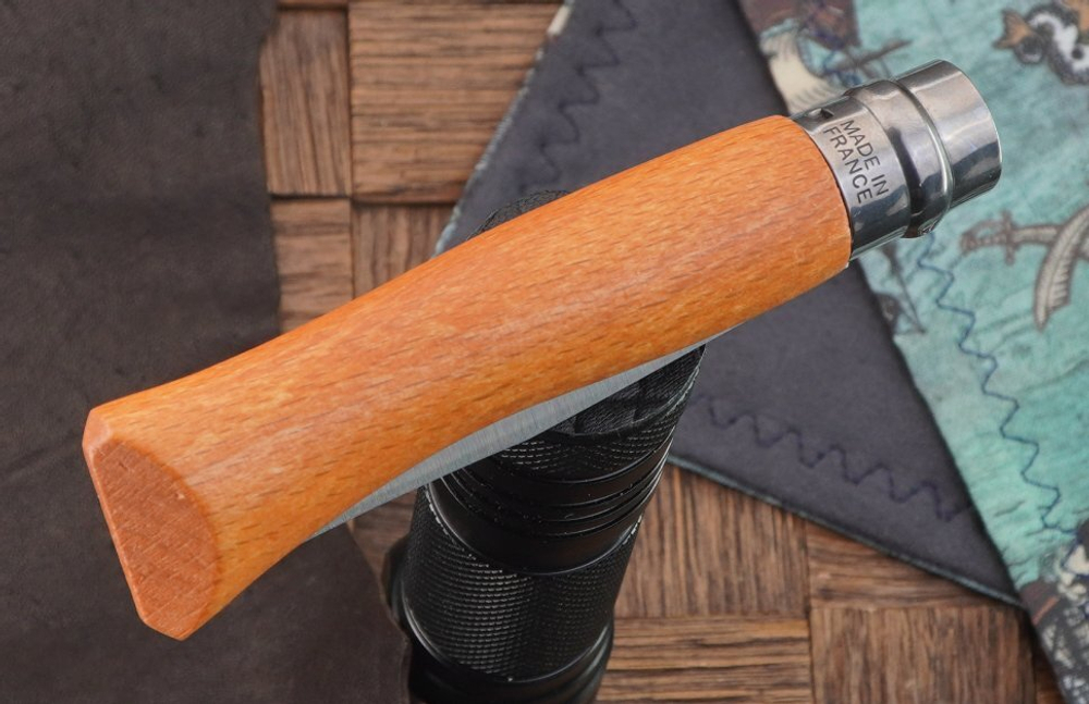 НОЖ OPINEL №7 VRN КЛИНОК 8 СМ УГЛЕРОДИСТАЯ СТАЛЬ. БУК