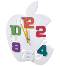 CL-73/3 Часы «Яблоко» белый