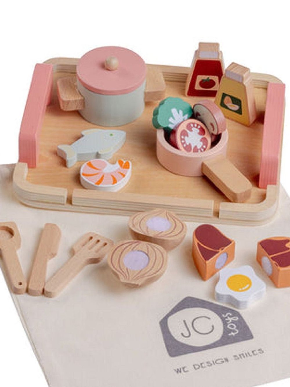 Набор деревянных игрушек17 предметов (90006)