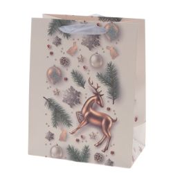 GAEM Пакет подарочный (бумага, плотность 210г/м2, блок микс 12шт), L18 W10 H23 см, 4в.